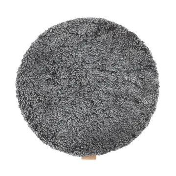 Jill Stuhlkissen gepolstert - Schwarzgraphit (Grau), Ø36 cm - Shepherd of Sweden