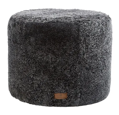 Shepherd Pouf Frida 50 x 40 cm, Schwarzgrafit Shepherd of Sweden