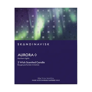 Aurora Duftkerze - 350 g, 2 Dochte - Skandinavisk