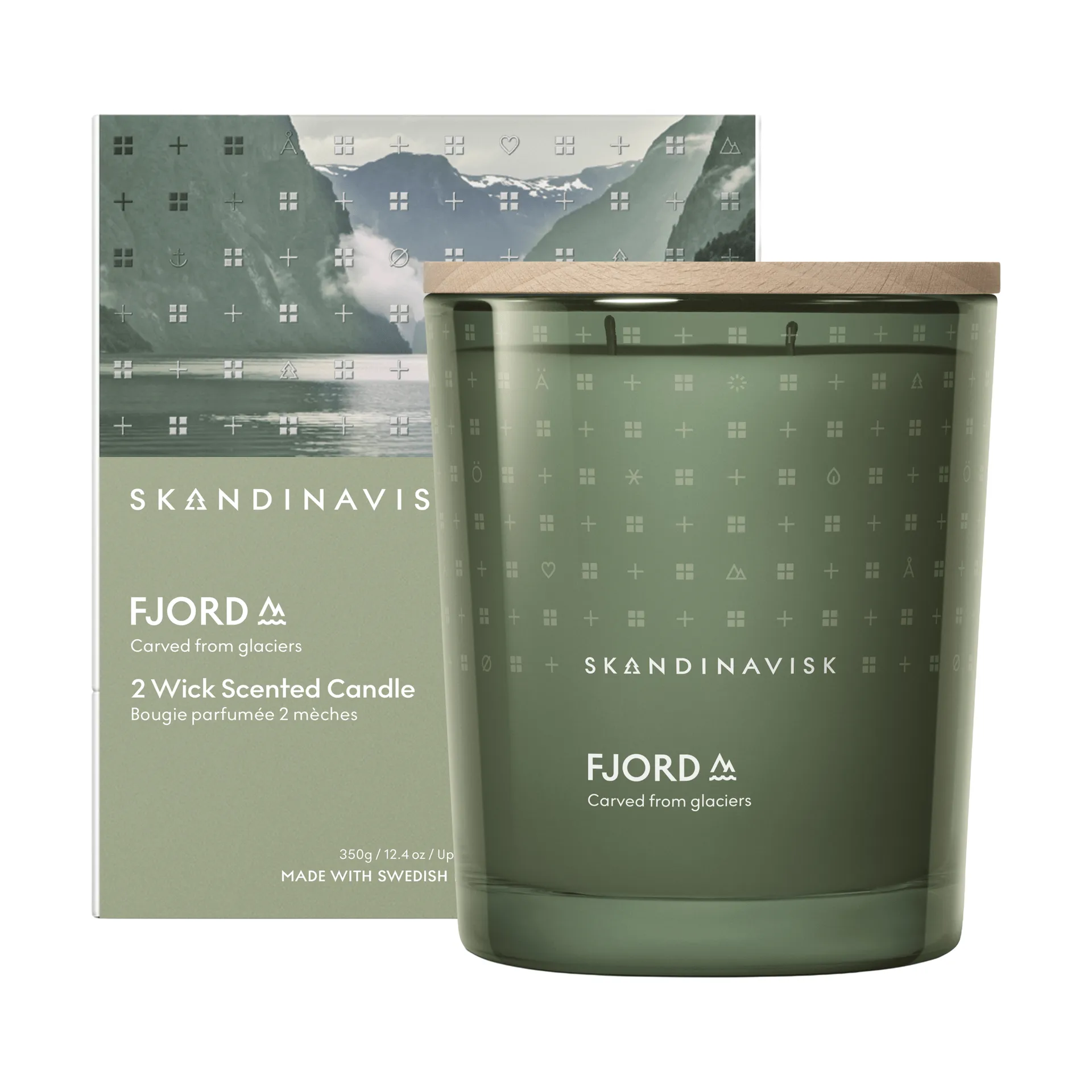 Fjord Duftkerze, 350 g, 2 Dochte Skandinavisk