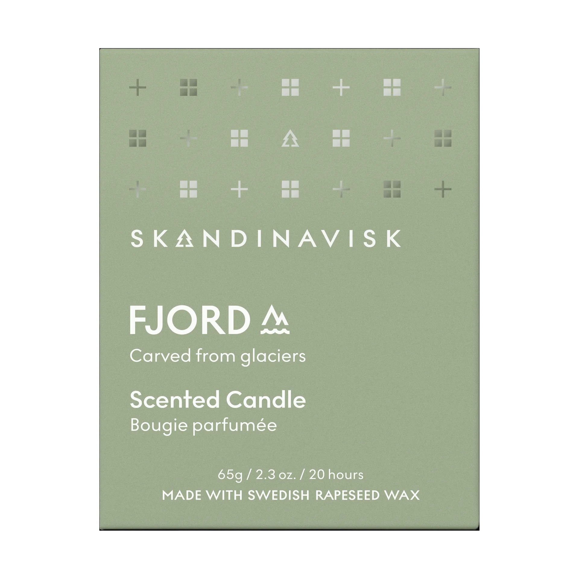 Fjord Duftkerze mit Deckel, 65 g Skandinavisk