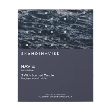 Hav Duftkerze - 350 g, 2 Dochte - Skandinavisk