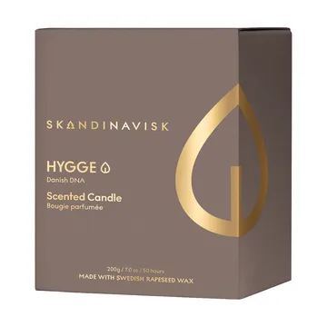 Hygge Gold Symbol Duftkerze - 200 g - Skandinavisk