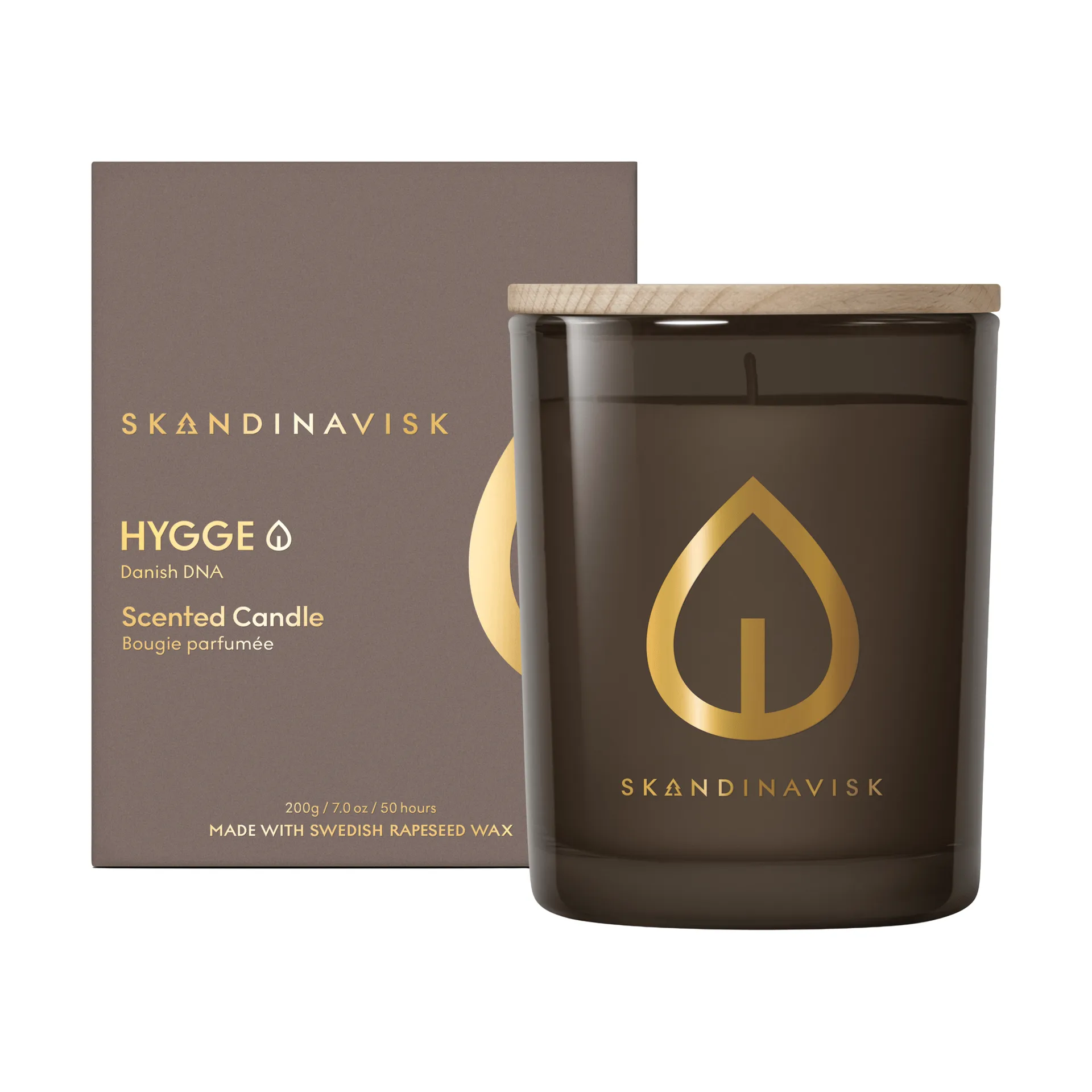 Hygge Gold Symbol Duftkerze, 200 g Skandinavisk