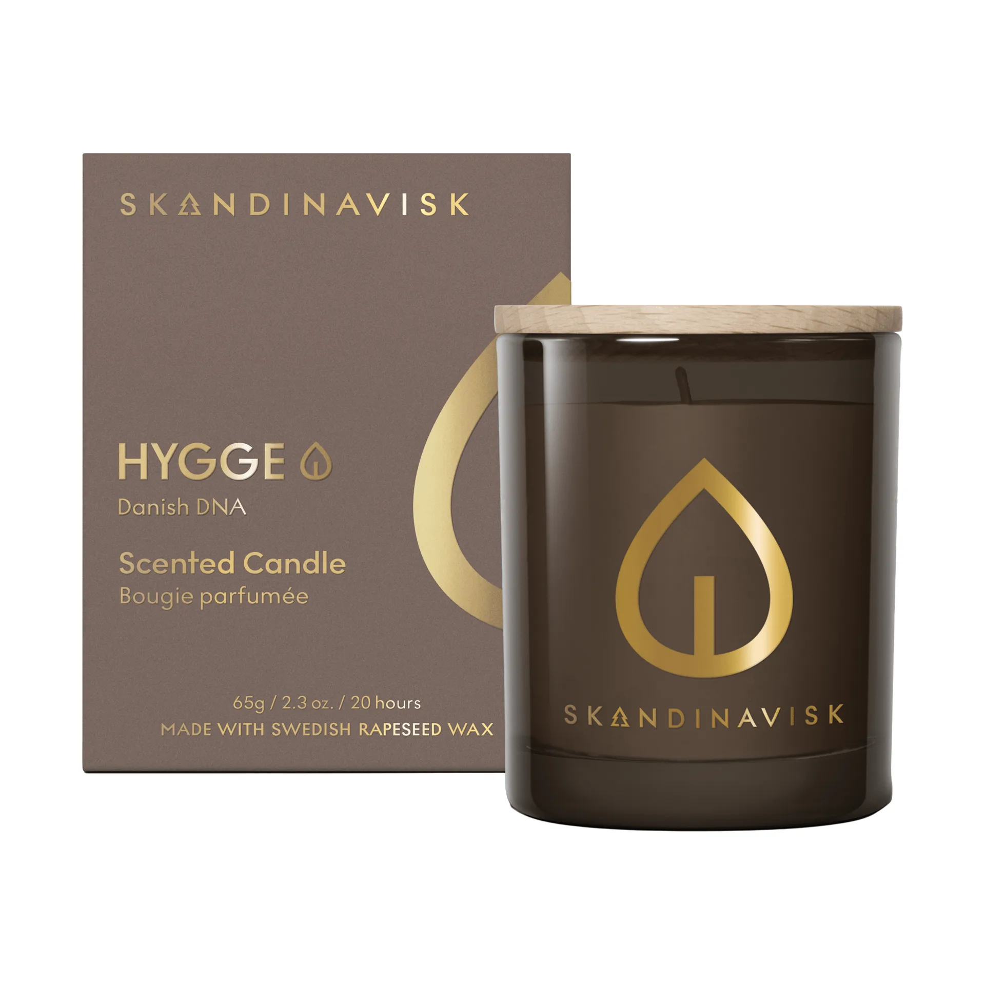 Hygge Gold Symbol Duftkerze, 65 g Skandinavisk