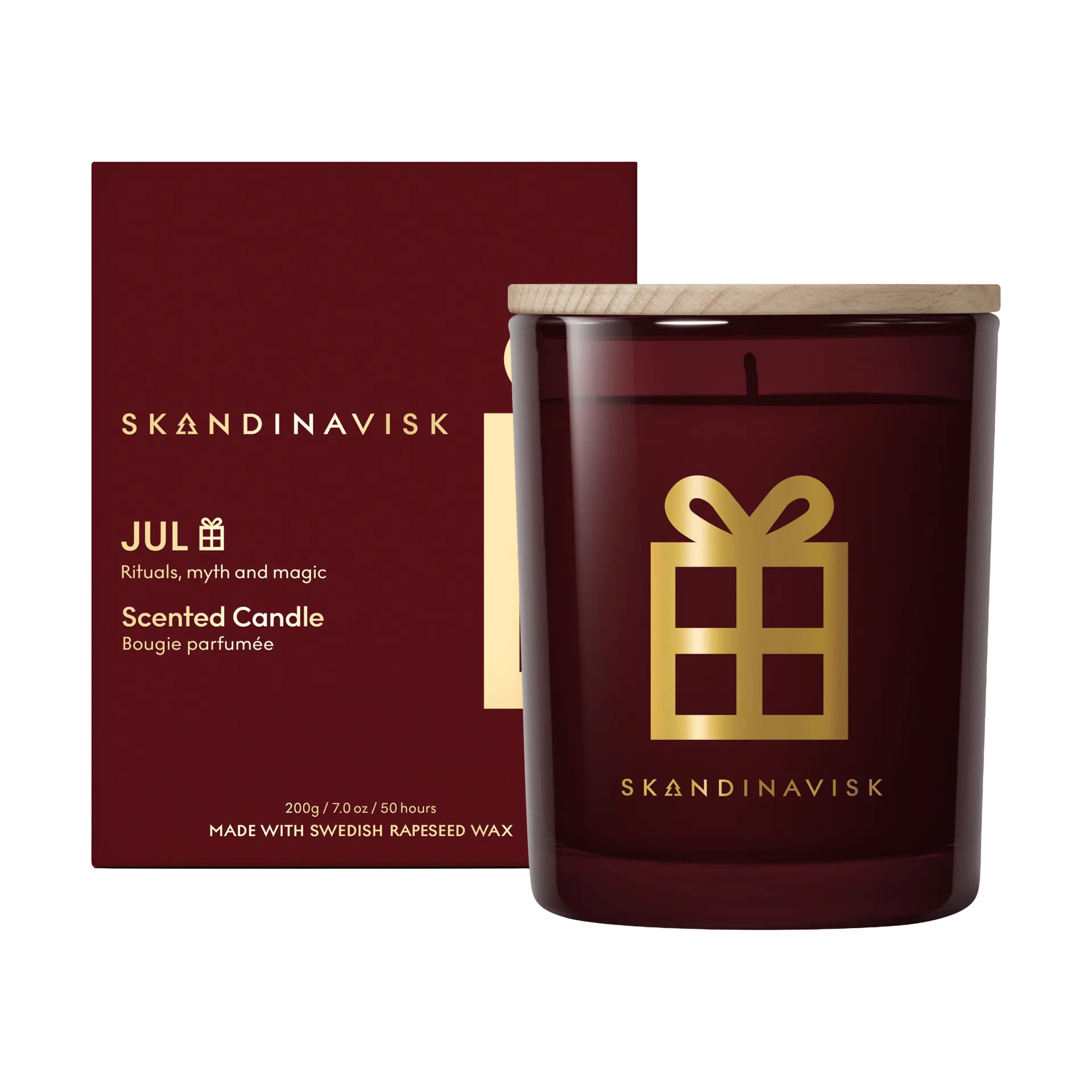 Jul Gold Symbol Duftkerze, 200 g Skandinavisk