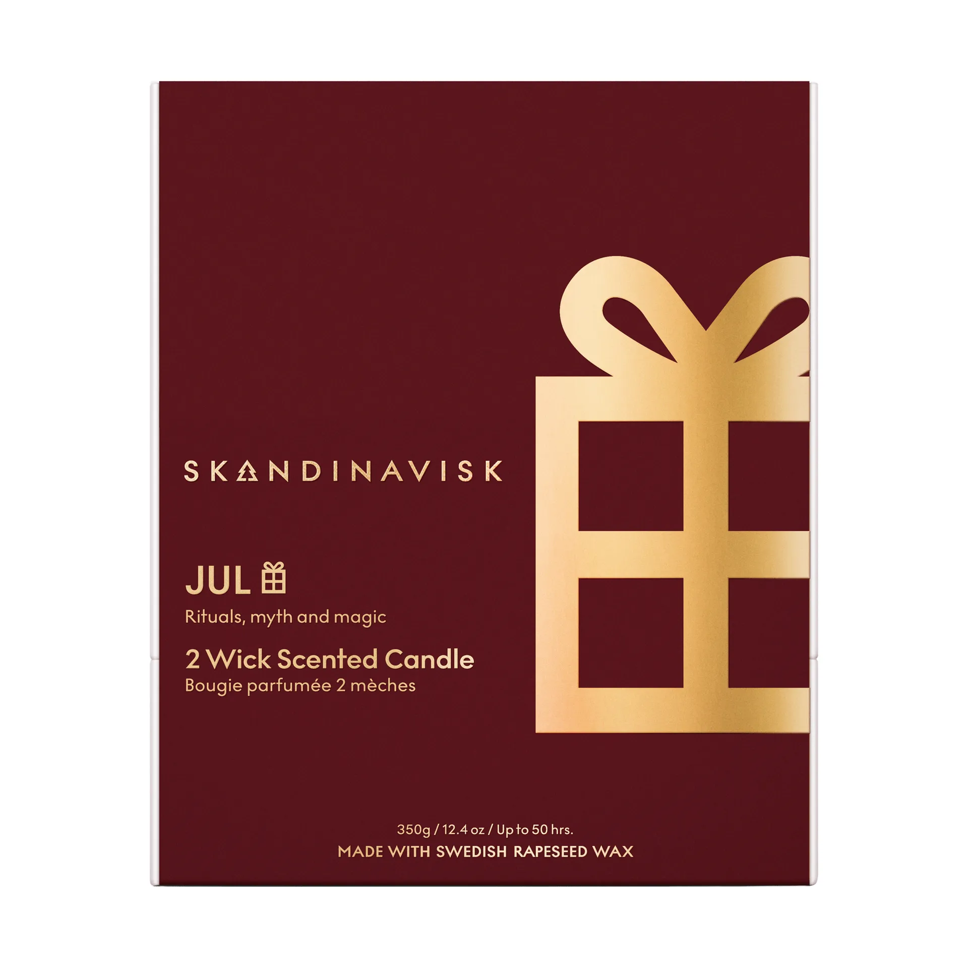 Jul Gold Symbol Duftkerze, 350 g, 2 Dochte Skandinavisk