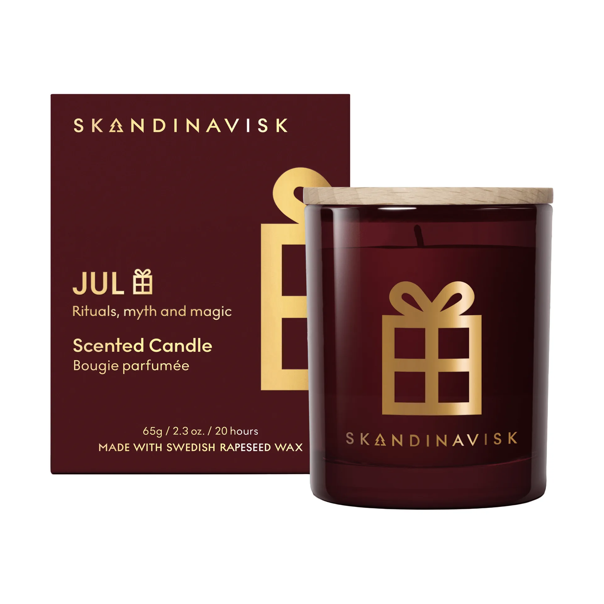 Jul Gold Symbol Duftkerze, 65 g Skandinavisk
