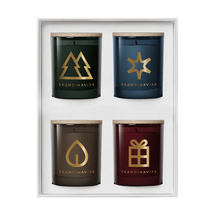 Moments Duftkerzen-Geschenkset 4-teilig - 65 g - Skandinavisk