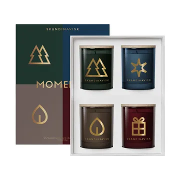Moments Duftkerzen-Geschenkset 4-teilig - 65 g - Skandinavisk