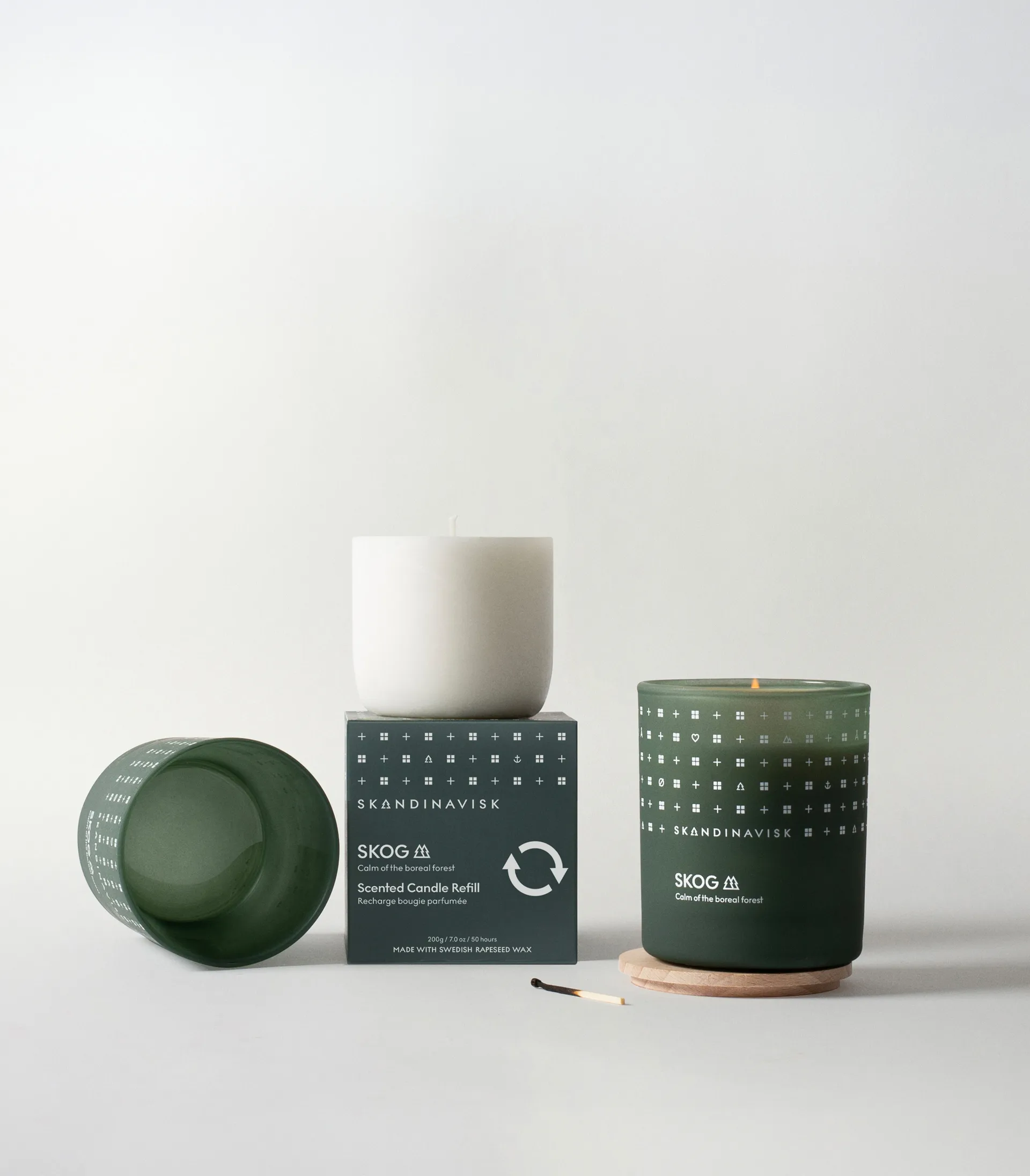 Refill Skog Duftkerze, 200 g Skandinavisk