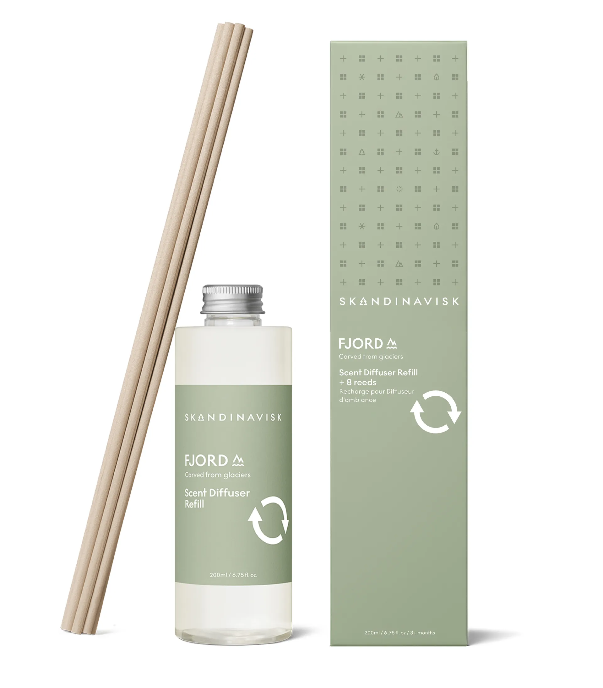 Skandinavisk refill für Duftstäbchen 200 ml, Fjord Skandinavisk