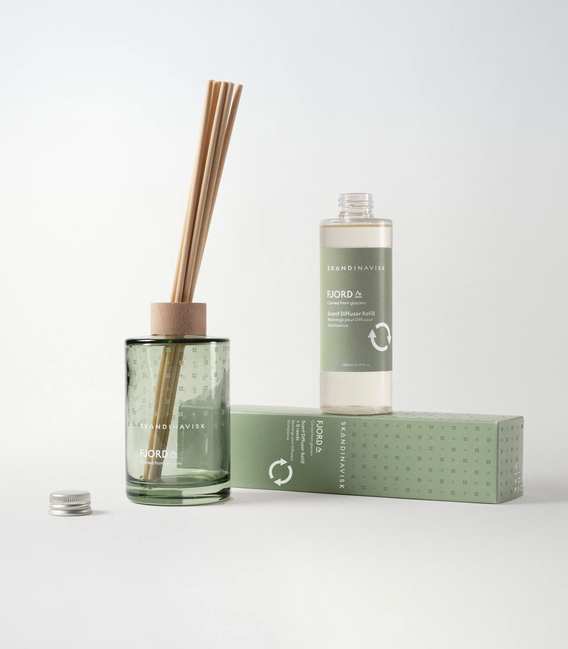 Skandinavisk refill für Duftstäbchen 200 ml, Fjord Skandinavisk