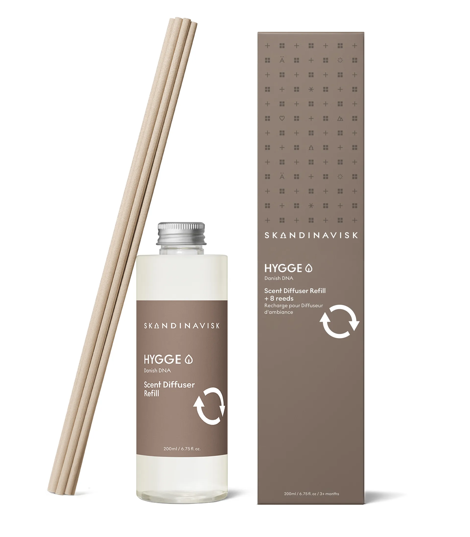 Skandinavisk refill für Duftstäbchen 200 ml, Hygge Skandinavisk