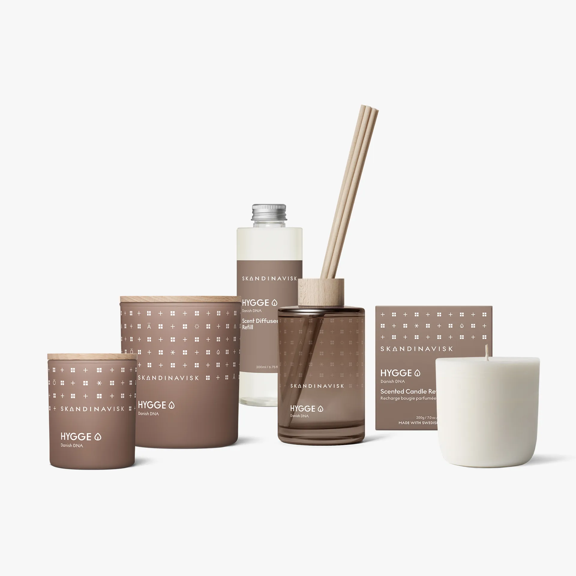 Skandinavisk refill für Duftstäbchen 200 ml, Hygge Skandinavisk