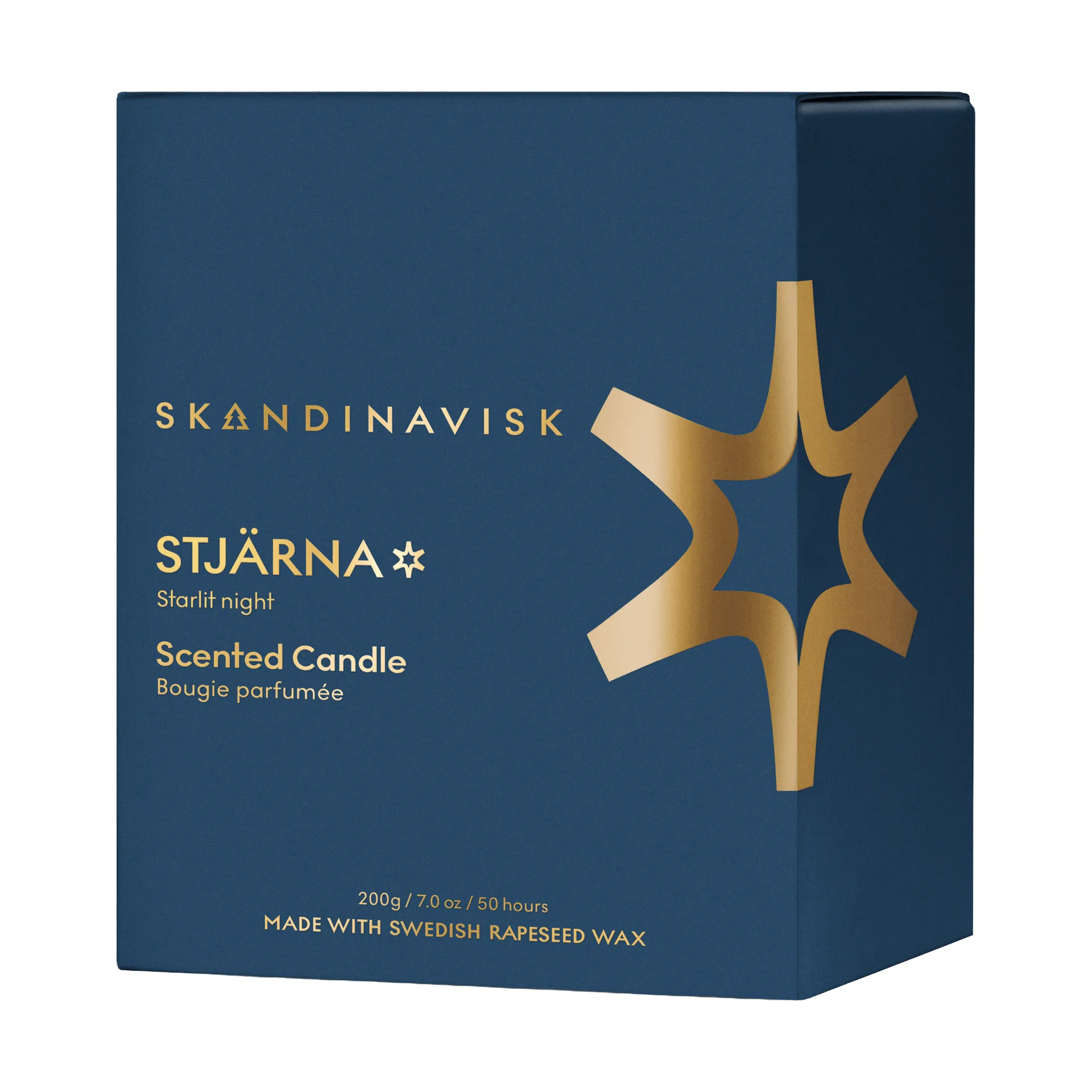 Stjärna Gold Symbol Duftkerze, 200 g Skandinavisk