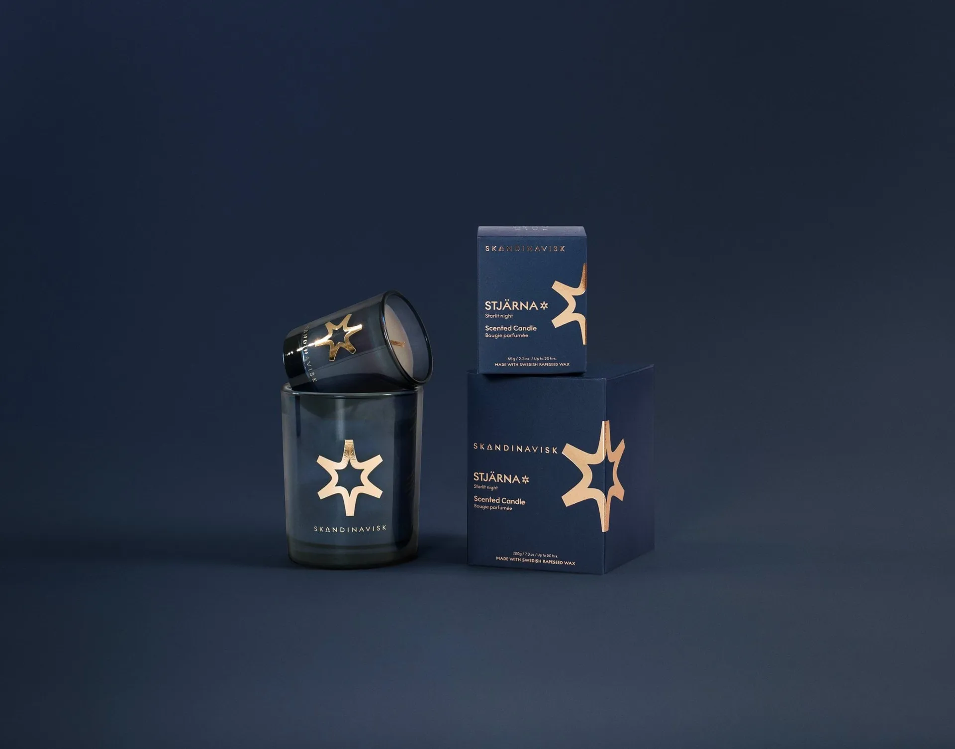 Stjärna Gold Symbol Duftkerze, 200 g Skandinavisk