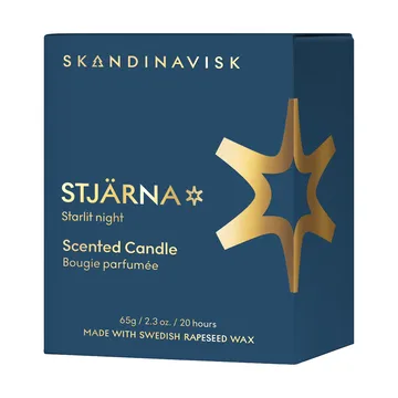 Stjärna Gold Symbol Duftkerze - 65 g - Skandinavisk