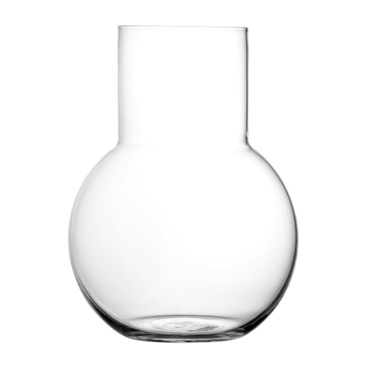 Pallo Vase, Klar 20cm Skrufs Glasbruk