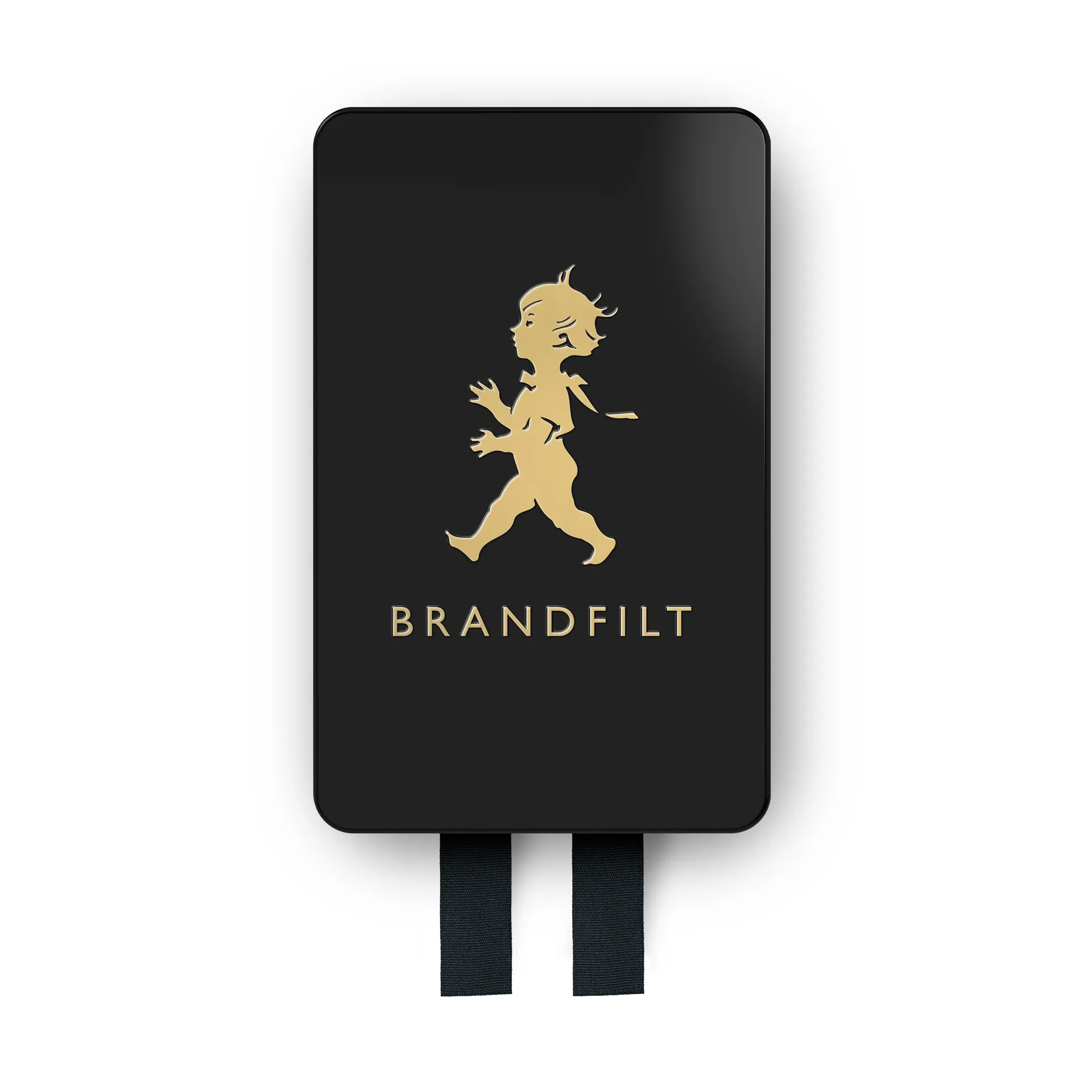 Solstickan Branddecke 120x120cm 2023, Schwarz-gold Solstickan Design