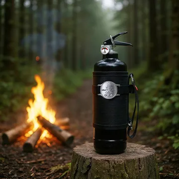 Solstickan Feuerlöscher 1 kg, Outdoor edition - Schwarz - Solstickan Design
