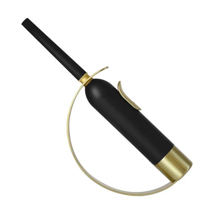 Solstickan Feuerzeug mit Flammenklinge - Schwarz-messing - Solstickan Design
