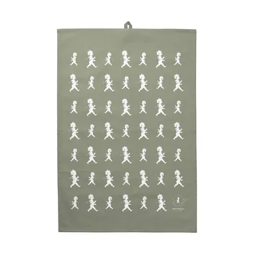Solstickan Geschirrtuch 50 x 70 cm - Grün-Weiß - Solstickan Design