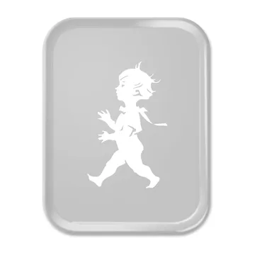 Solstickan Tablett 28 x 36 cm - Grau - Solstickan Design