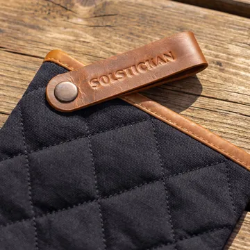Solstickan Topflappen Canvas - Schwarz - Solstickan Design