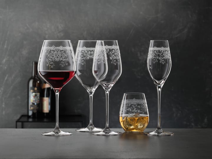 Arabesque Bordeaux Rotweinglas 81 cl 2er-Pack, Klar Spiegelau