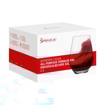 Authentis Casual Tumbler XL 63 cl 4er-Pack - Klar - Spiegelau