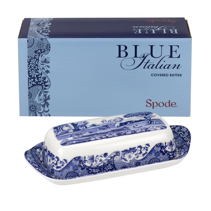 Blue Italian smörEsche, 20 x 10cm Spode