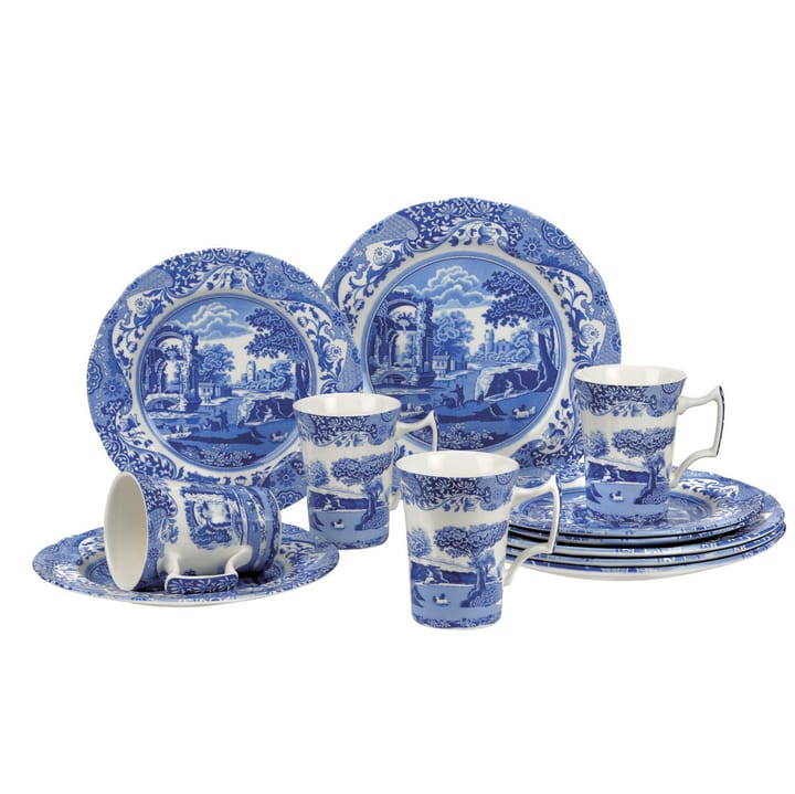 Blue Italian Starter-Set, 12 Teile Spode