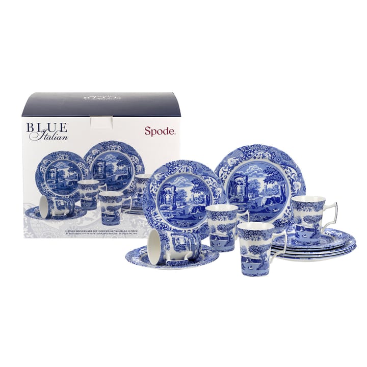 Blue Italian Starter-Set, 12 Teile Spode