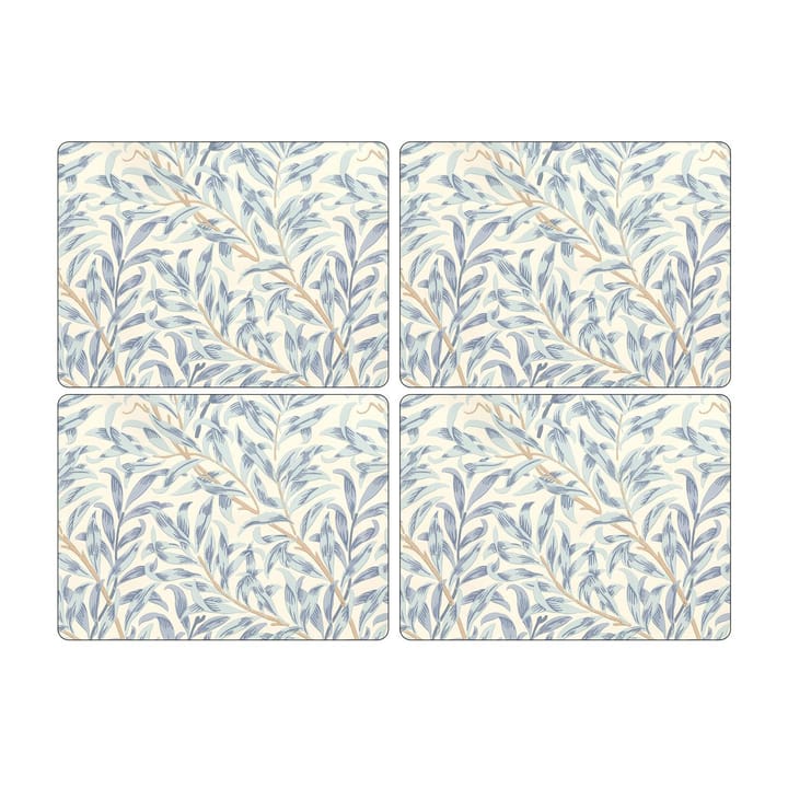 Willow Bough Tischset 30 x 40 cm 4er-Pack, Blau Spode