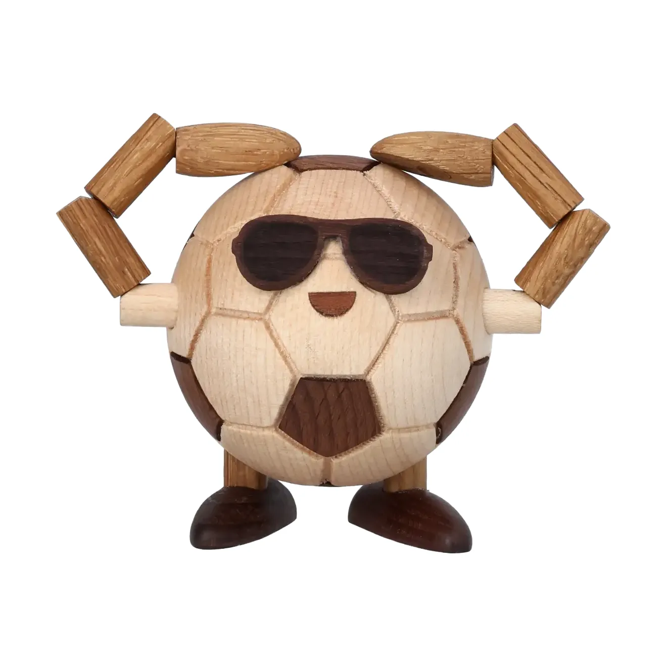 Billy Ball Fußball Figur, Beige, 8x6,5x6,7 cm Spring Copenhagen