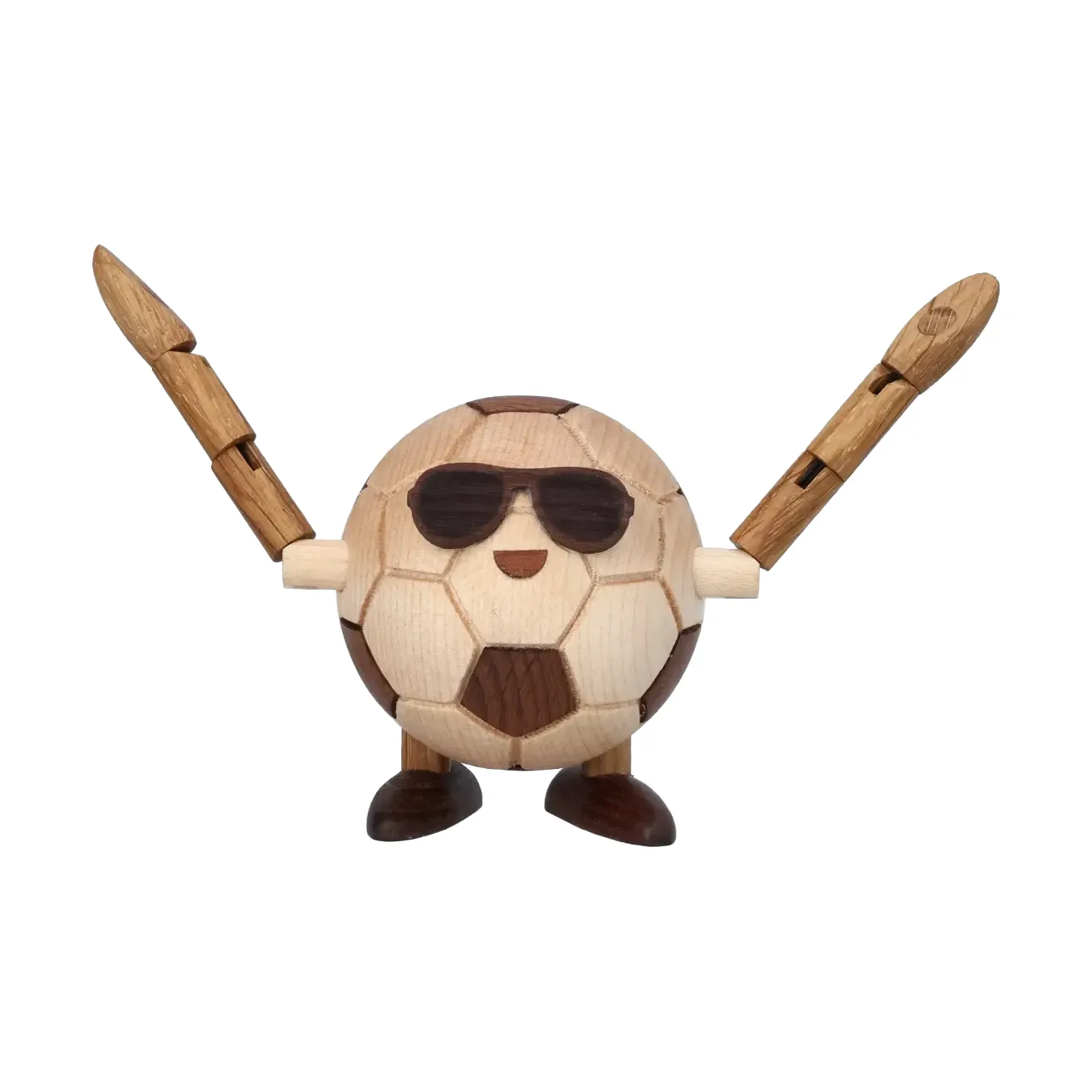 Billy Ball Fußball Figur, Beige, 8x6,5x6,7 cm Spring Copenhagen