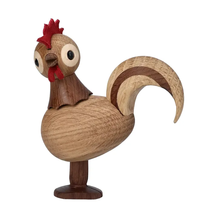 Rise Hahn Figur - Beige, 4,2x12x10,5 cm - Spring Copenhagen