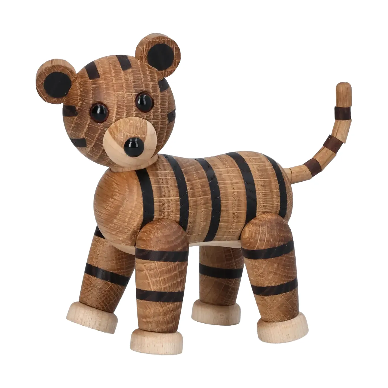 Shiva Tiger Figur, Beige, 12x6x12 cm Spring Copenhagen
