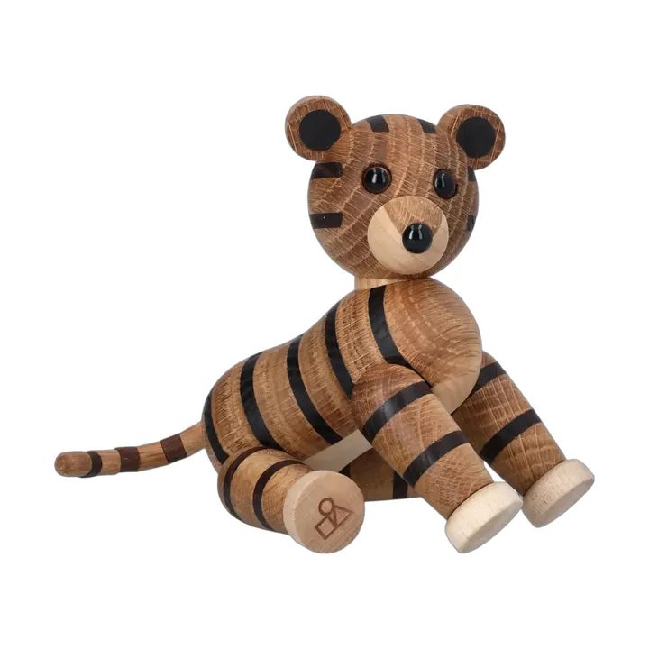 Shiva Tiger Figur - Beige, 12x6x12 cm - Spring Copenhagen