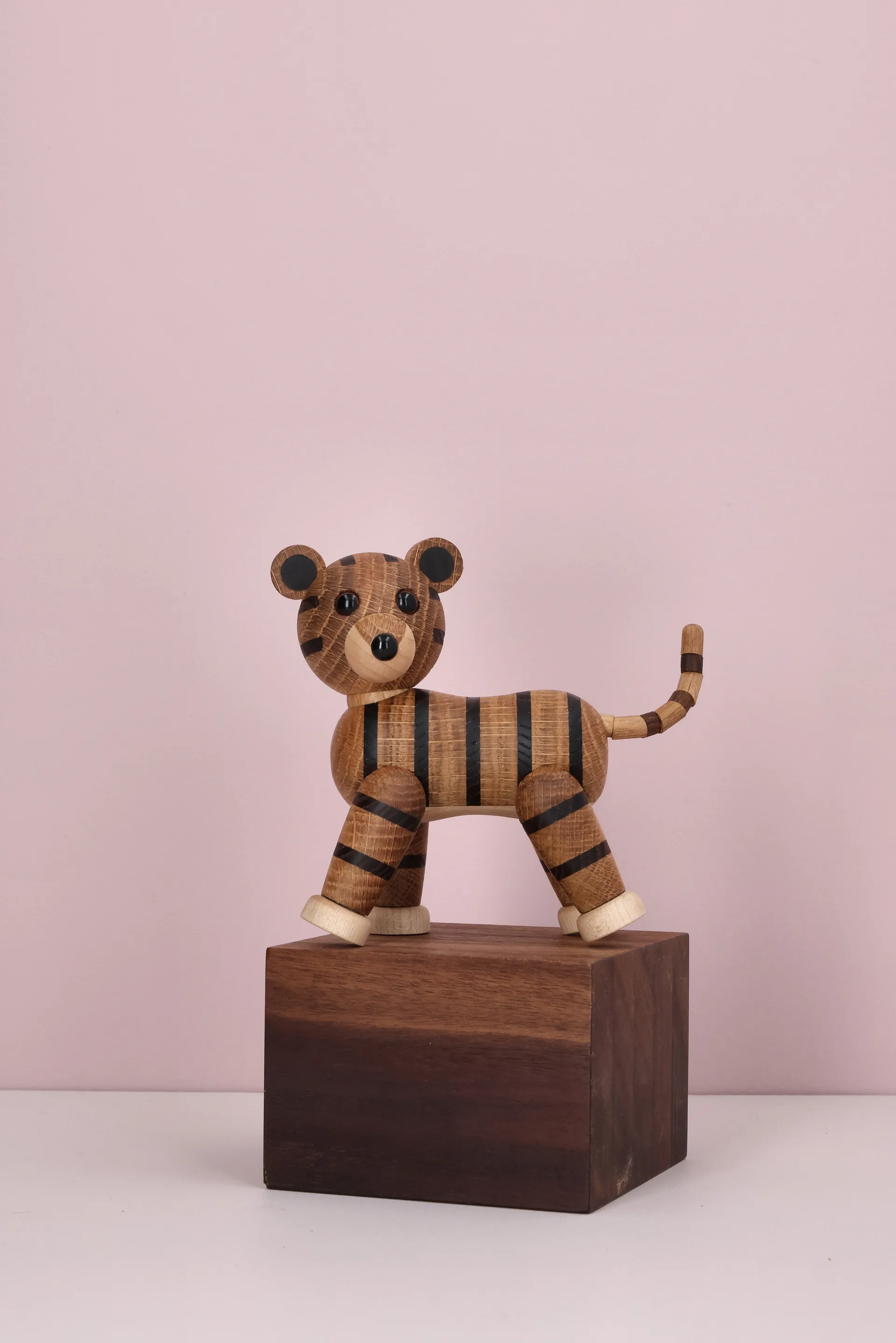 Shiva Tiger Figur, Beige, 12x6x12 cm Spring Copenhagen