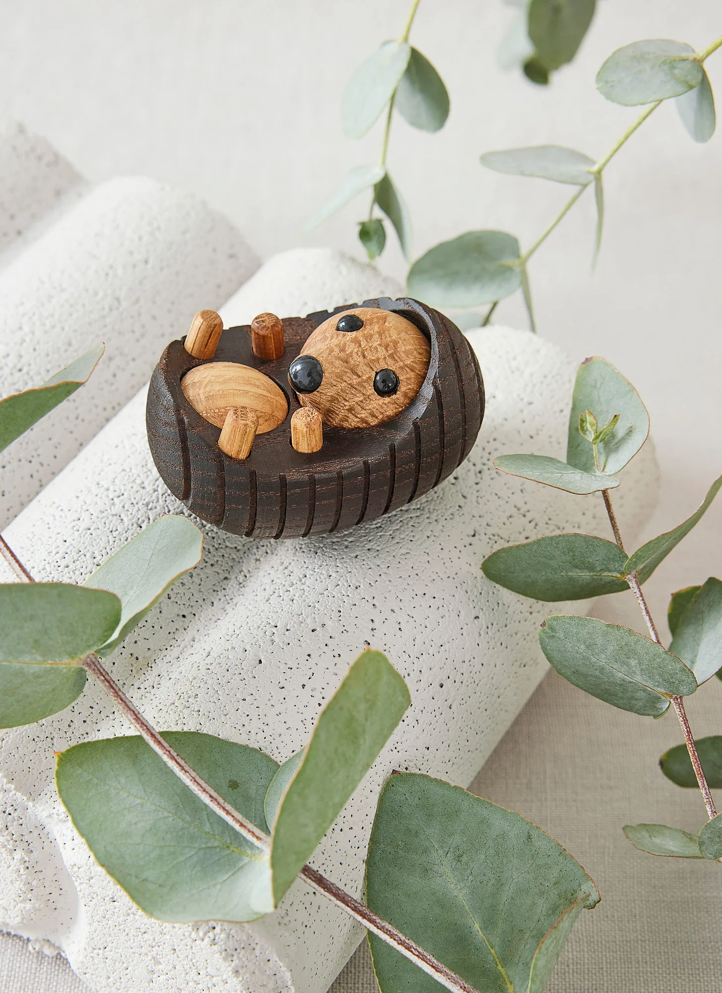 Spike Igel Dekoration 4 cm, thermal ash Spring Copenhagen