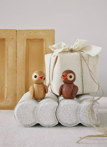 Spring Birds Dekoration 6,5 cm - Trendy, thermal ash - Spring Copenhagen
