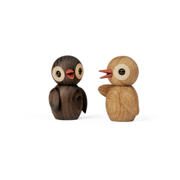 Spring Birds Dekoration 6,5 cm - Trendy, thermal ash - Spring Copenhagen