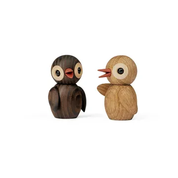 Spring Birds Dekoration 6,5 cm - Trendy, thermal ash - Spring Copenhagen