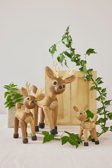 Star Reh Dekoration 26 cm - oak - Spring Copenhagen