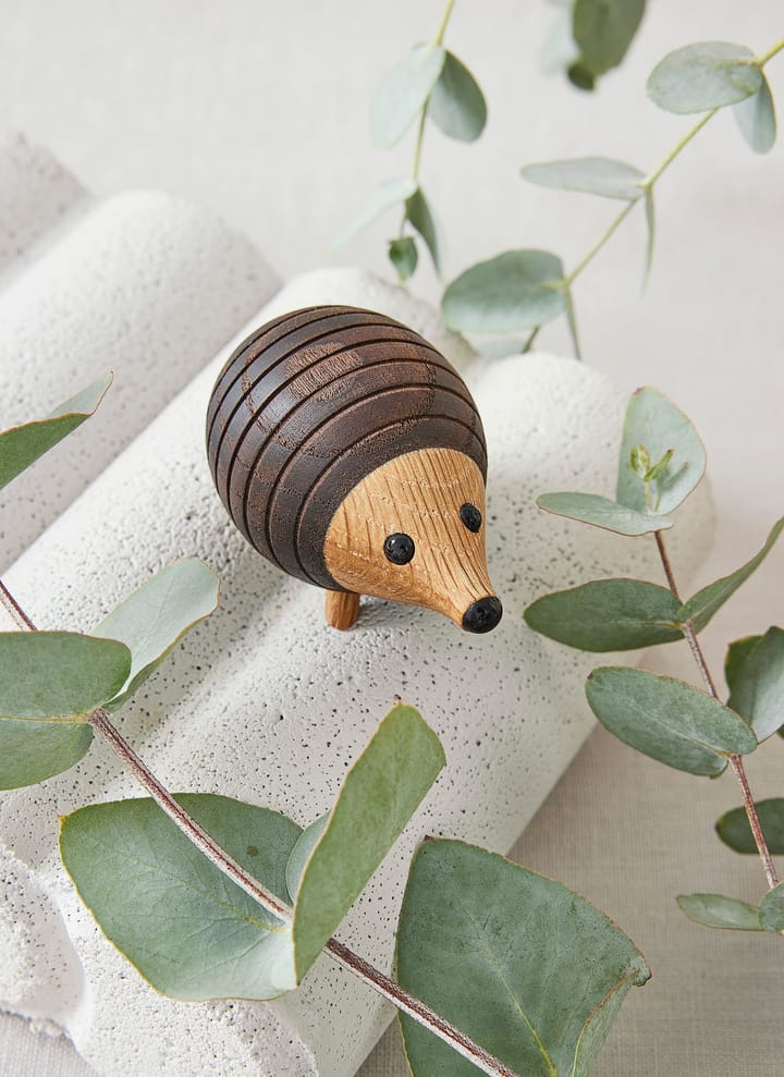 Stick Igel Dekoration 4,5 cm, thermal ash Spring Copenhagen