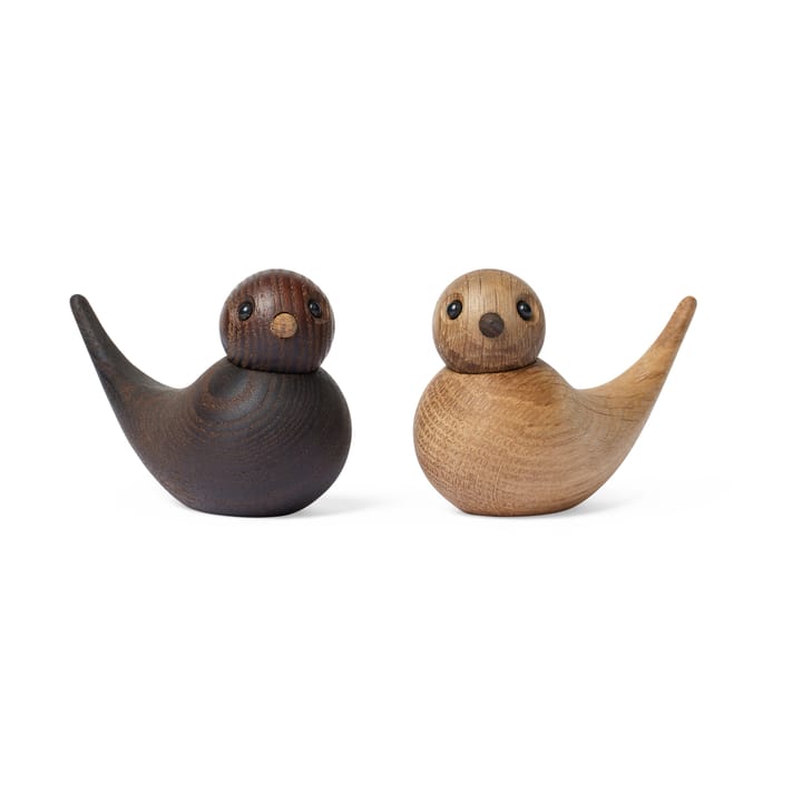 Sweeties Schwalben Dekoration 5,4 cm 2-teilig - oak - Spring Copenhagen
