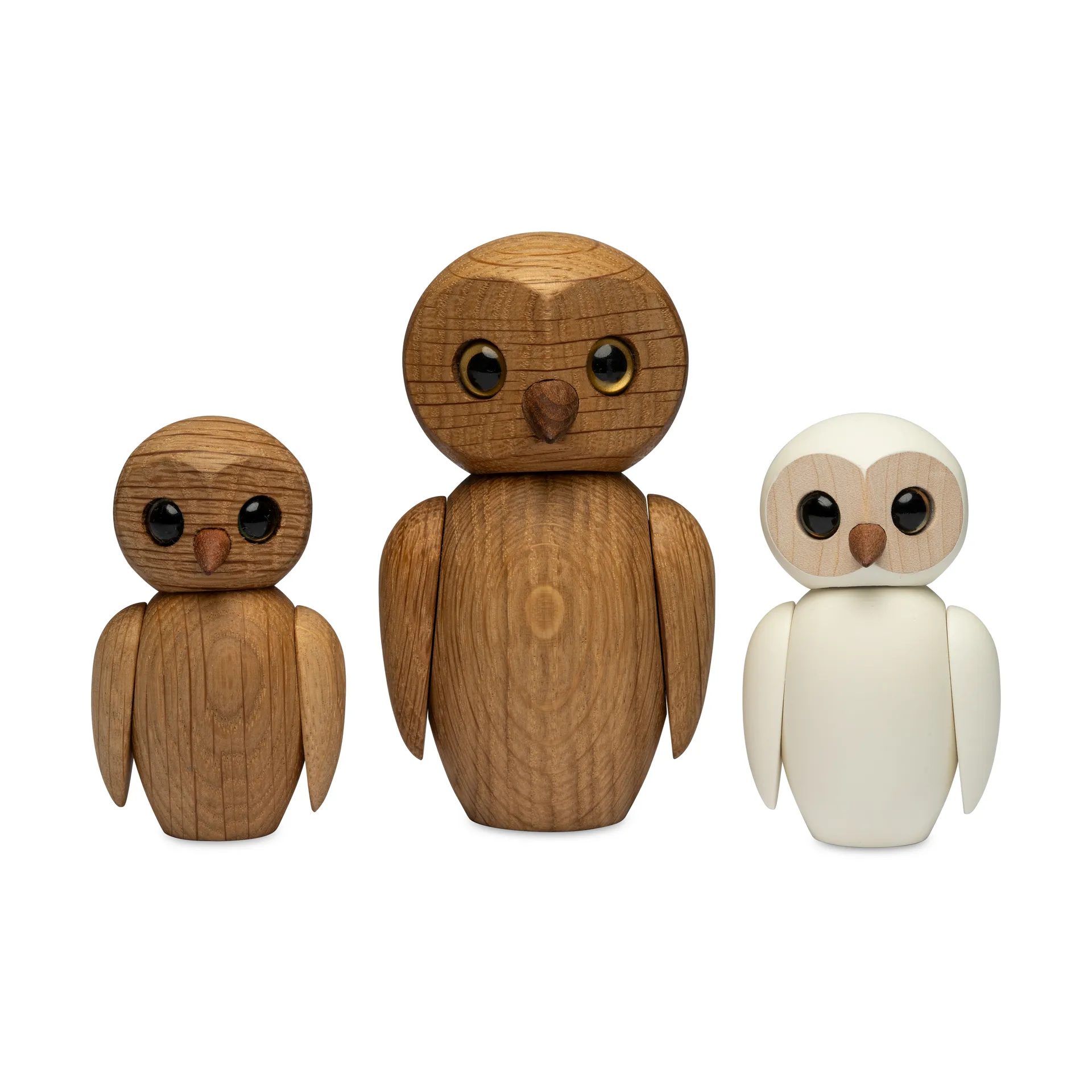 Wise Eule Dekoration 7 cm, white Spring Copenhagen