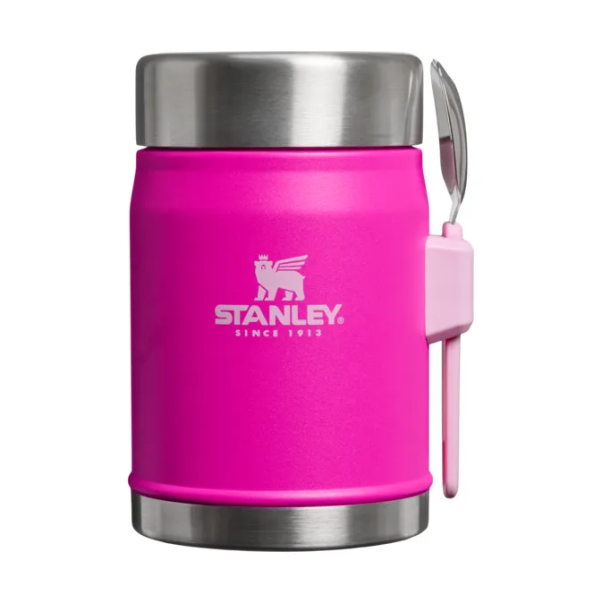 Classic Speisethermos mit Spork 0,4 l, Pink Stanley